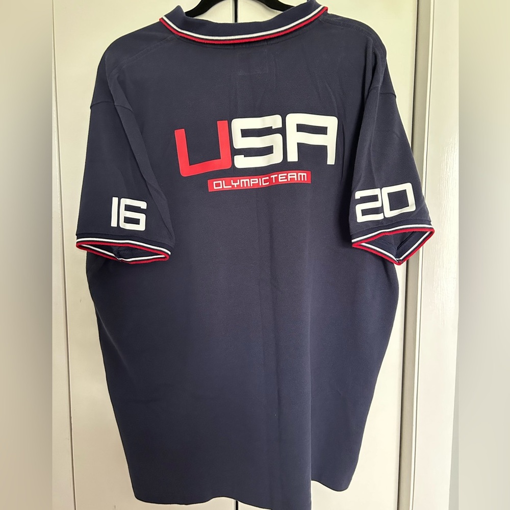 Polo by Ralph Lauren 2016 USA Olympics navy blue men’s polo size XXL